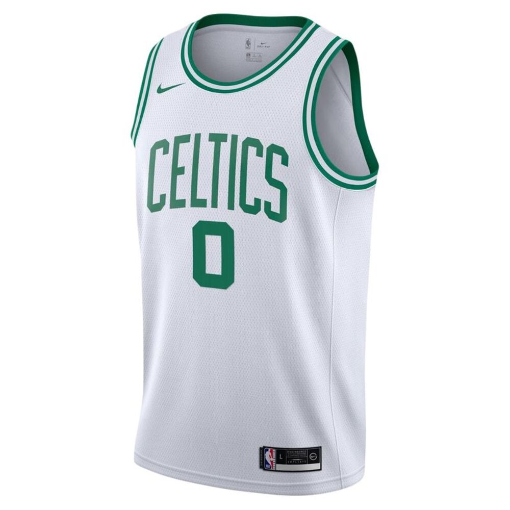 Boston Celtics Childrens/Kids Jayson Tatum Basketball Jersey / White